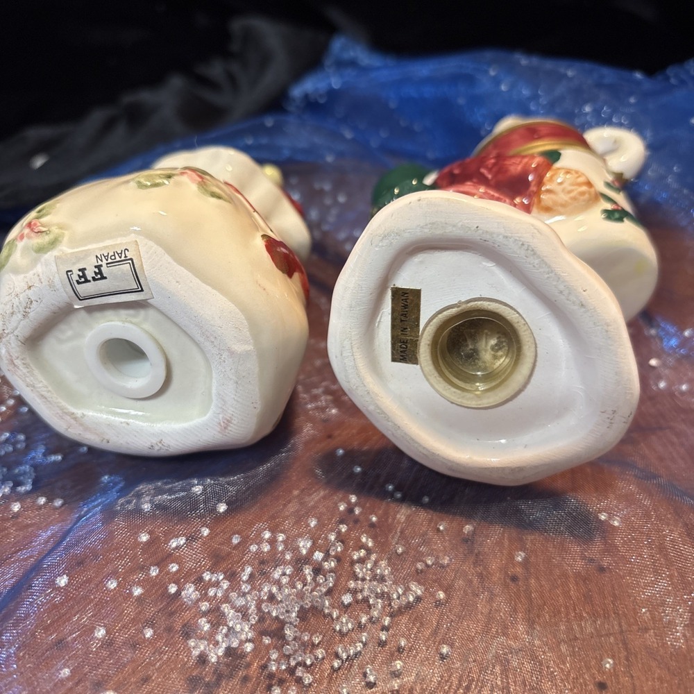 Vintage Mid Century Santa Claus Ceramic Salt and Pepper Shakers from‎ Japan - Picture 9 of 12